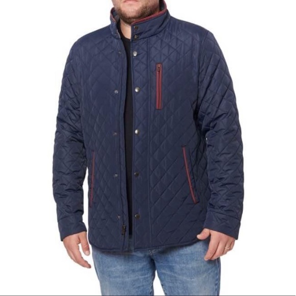 IZOD Men's Quilted Barn Jacket new size - Picture 2 of 8